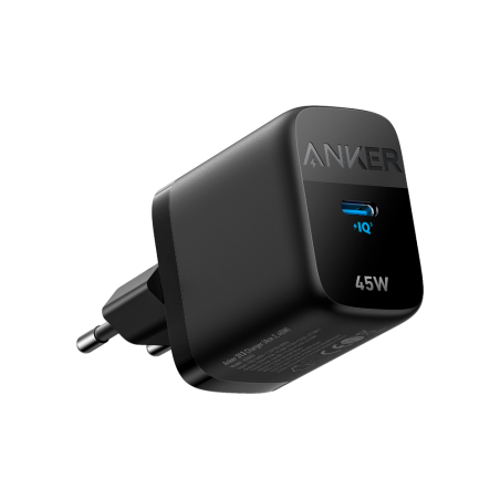 ANK-313-WCHARGER-45W1C-B - Anker - Caricabatterie USB - Potenza 45W - Ricarica veloce - Uscita USB-C - Colore nero