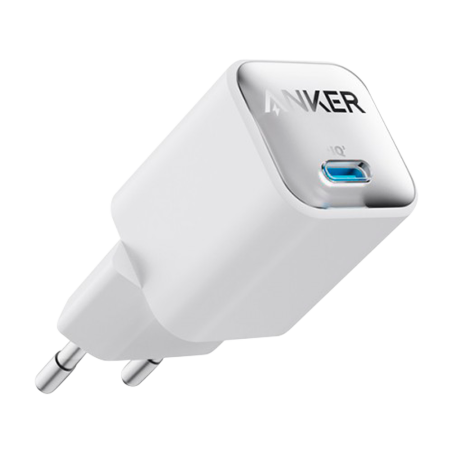 ANK-511-WCHARGER-30W1C-W - Anker - Caricabatterie USB - Potenza 30W - Ricarica veloce - Uscita USB-C - Colore bianco