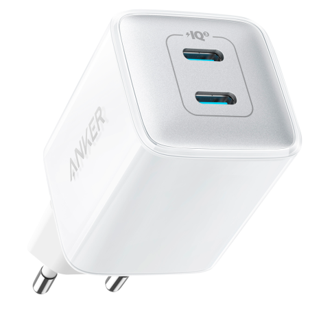 ANK-521-WCHARGER-40W2C-W - Anker - Caricabatterie USB - Potenza 40W - Ricarica veloce - Uscite 2x USB-C - Colore bianco