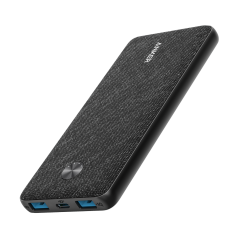ANK-POWERCORE3-SENSE-B - Anker Power bank con LED di ricarica - Capacità 10000mAh - Ingressi USB-C - Uscite USB-C, 2x USB-A - Ca