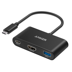 ANK-POWEREXPAND-3-IN-1-G - Anker - Hub USB-C 3 in 1 - Supporta la ricarica PD100W - Trasferimento dati da 5Gbps - Ammette risolu