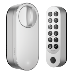 AQ-EL-D02D-S - Aqara Serratura Smart U200 Argento - Matter over Thread / Bluetooth &amp NFC - Richiede AQARA HUB M3 - Password t