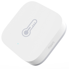 AQ-TH-S02D - Aqara Sensore dei Temperatura e Umidità T1 - Zigbee 3.0 - Dati relativi allo storico - Richiede AQARA HUB - Durata 