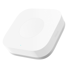 AQ-WB-R02D - Aqara Pulsante wireless singolo T1 - Zigbee 3.0 - Matter over Zigbee - Richiede AQARA HUB - 3 Azioni configurabili 