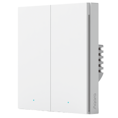 AQ-WS-EUK02 - Aqara Interruttore Smart da parete H1 - Zigbee 3.0 - Richiede AQARA HUB - Senza neutro / Protezione dall'alta tens