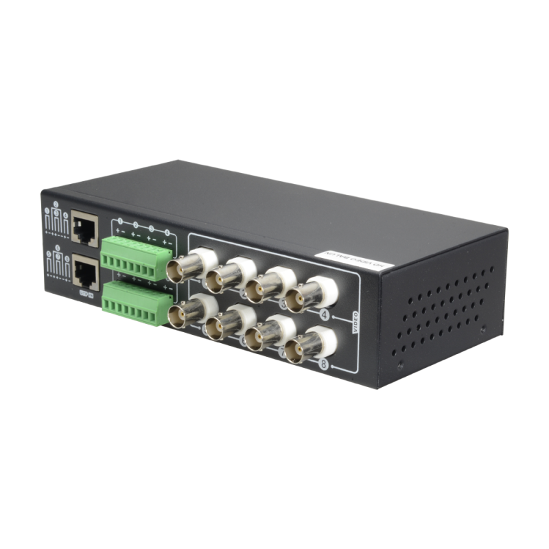BA608P-HD - Video Balun 4N1 (HDTVI, HDCVI, AHD e CVBS) - 8 canali passivi - Include 8 BA612P-HAC - Connessione BNC e RJ45 - Dist BA608P-HD - Video Balun 4N1 (HDTVI, HDCVI, AHD e CVBS) - 8 canali passivi - Include 8 BA612P-HAC - Connessione BNC e RJ45 - Dist