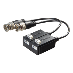 BA612P-HAC - Trasmettitore passivo per doppino intrecciato SAFIRE - Ottimizzato per HDTVI, HDCVI e AHD - 1 canale video - Passiv