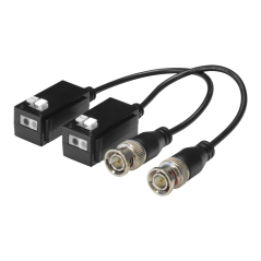 BA612P-POC - Trasmettitore passivo per doppino intrecciato SAFIRE - Ottimizzato per HDTVI, HDCVI e AHD - 1 canale video, PoC - P