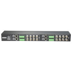 BA616P-HD - Video Balun 4N1 (HDTVI, HDCVI, AHD e CVBS) - 16 canali passivi - Include 16 BA612P-HAC - Connessione BNC e RJ45 - Di