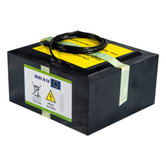 BATT-60V-6000WH - Batteria zinc-aire - Voltaggio 6.0 V - Capacità 6000 Wh - 162 x 396 x 190 mm / 12.55 kg - Per backup o uso dir