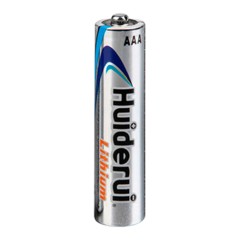 BATT-AAA-FR03 - Huiderui - Pila AAA / FR03 / 24LF - Voltaggio 1.5 V - Litio - Capacità nominale 1000 mAh - Compatibile con i pro