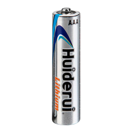 BATT-AAA-FR03 - Huiderui - Pila AAA / FR03 / 24LF - Voltaggio 1.5 V - Litio - Capacità nominale 1000 mAh - Compatibile con i pro