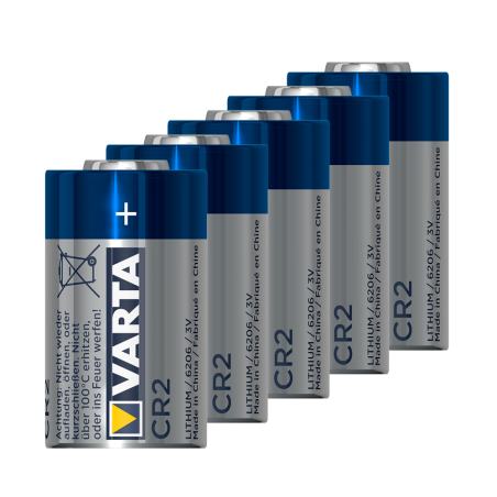BATT-CR2-B - Varta - 10 pile CR2 - Voltaggio 3.0 V - Litio - Capacità nominale 850 mAh - Compatibile con i prodotti a catalogo
