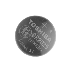 BATT-CR2025 - Toshiba - Batteria CR2025 - Voltaggio 3.0 V - Litio - Capacità nominale 170 mAh - Compatibile con i prodotti a cat
