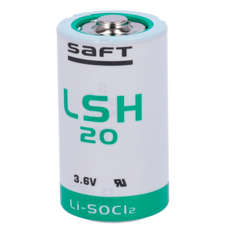 BATT-LSH20-S - Saft - Batteria LSH20 - Voltaggio 3.6 V - Litio - Capacità nominale 13000 mAh - Compatibile con RSI Videofied