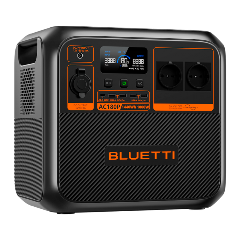 BL-AC180P - Batteria portatile - Grande capacità 1440Wh (36Ah) - Potenza in uscita 1800W - Uscite e modalità di ricarica multipl BL-AC180P - Batteria portatile - Grande capacità 1440Wh (36Ah) - Potenza in uscita 1800W - Uscite e modalità di ricarica multipl