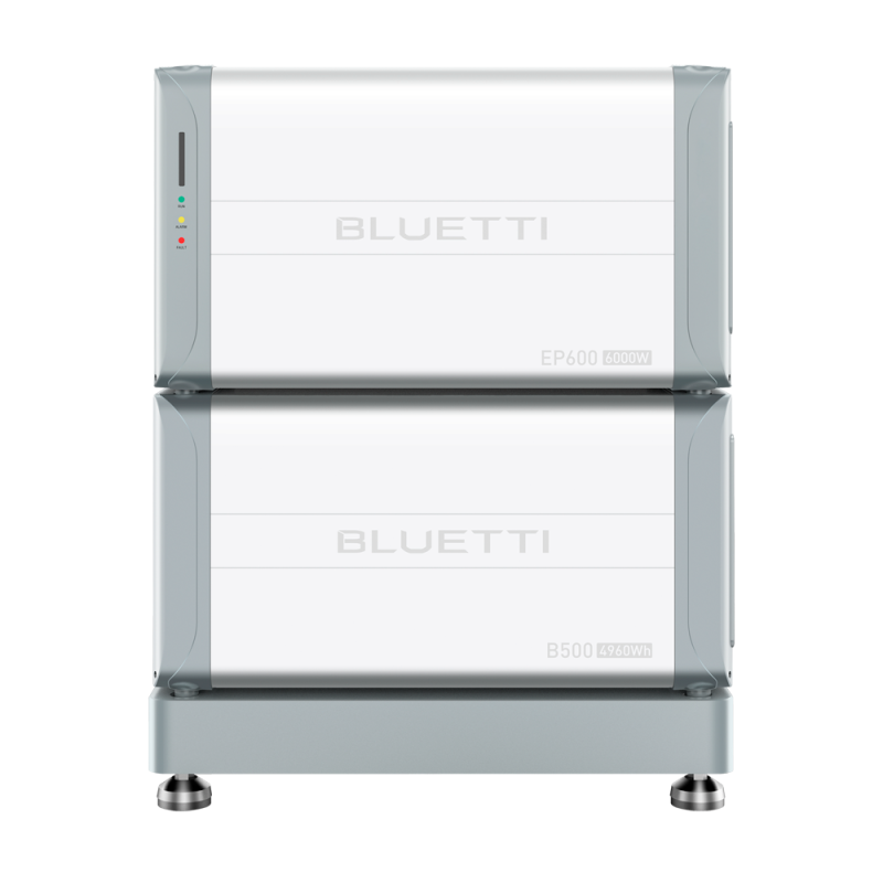 BL-EP600-1xB500 - Kit batteria domestica - Inverter + Batteria + Supporto - Grande capacità 4960 Wh - Potenza 6000W - Controllo BL-EP600-1xB500 - Kit batteria domestica - Inverter + Batteria + Supporto - Grande capacità 4960 Wh - Potenza 6000W - Controllo