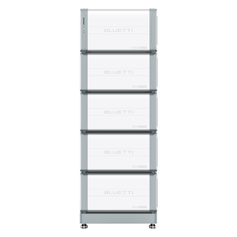 BL-EP600-4xB500 - Kit batteria domestica - Inverter + Batteria + Supporto - Gran capacità 19840Wh - Potenza 6000W - Controllo tr