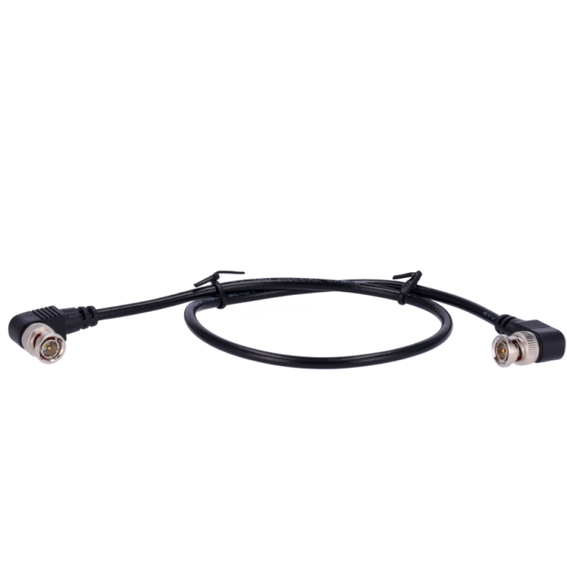 BNC1-60-DL - Cavo coassiale RG59 - Doppio Connettore maschio BNC a gomito - 60 cm di lunghezza - Video - Poche perdite BNC1-60-DL - Cavo coassiale RG59 - Doppio Connettore maschio BNC a gomito - 60 cm di lunghezza - Video - Poche perdite