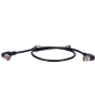 BNC1-60-DL - Cavo coassiale RG59 - Doppio Connettore maschio BNC a gomito - 60 cm di lunghezza - Video - Poche perdite BNC1-60-DL - Cavo coassiale RG59 - Doppio Connettore maschio BNC a gomito - 60 cm di lunghezza - Video - Poche perdite