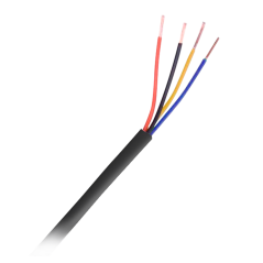 CA4-100B-H - 4 conduttori - Conduttore Rame elettrolitico flessibile Classe 5 - Schermo Alluminio poliestere+drenaggio CuSn - Bo