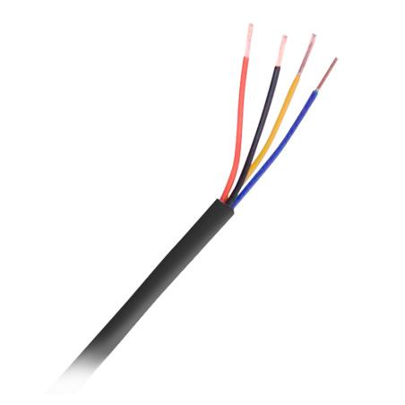 CA4-100B-H - 4 conduttori - Conduttore Rame elettrolitico flessibile Classe 5 - Schermo Alluminio poliestere+drenaggio CuSn - Bo