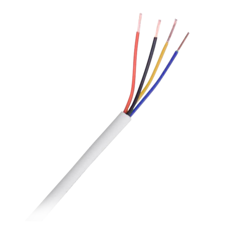 CA4-500-H - 4 conduttori - Conduttore Rame elettrolitico flessibile Classe 5 - Schermo Alluminio poliestere+drenaggio CuSn - Bob