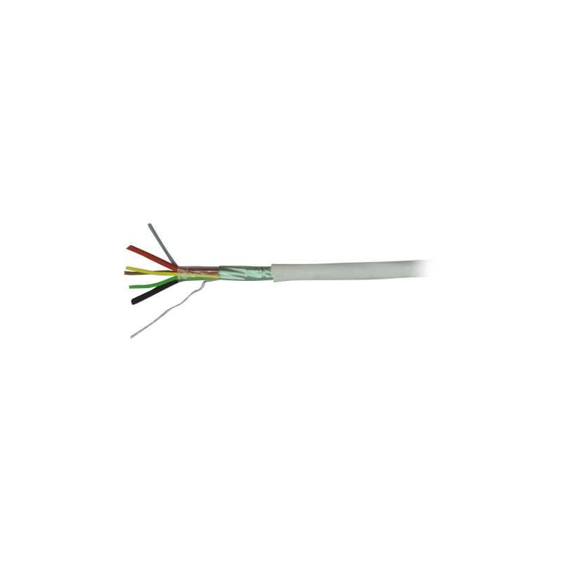 CA4P2-100-H - 4 conduttore di segnale + 2 di alimentazione - Conduttore Rame elettrolitico flessibile - Schermo Alluminio polies