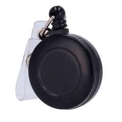 CARD-HOLDER-CLIP - Cordino retrattile per portabadge - A forma di clip - Compatibile con CARD-HOLDER-X-XXX - Dimensione ridotta 