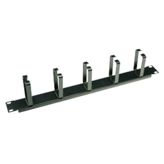 CBM-1U - Organizzatore di cavi - Valido per rack di 19" - Altezza 1U - Colore nero - Permette una facile installazione del cabla