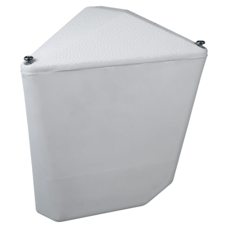 CBOX-3F180 - Supporto a parete o palo triangolare - Adatto per uso esterno - Permette di inserire il cablaggio al suo interno - 