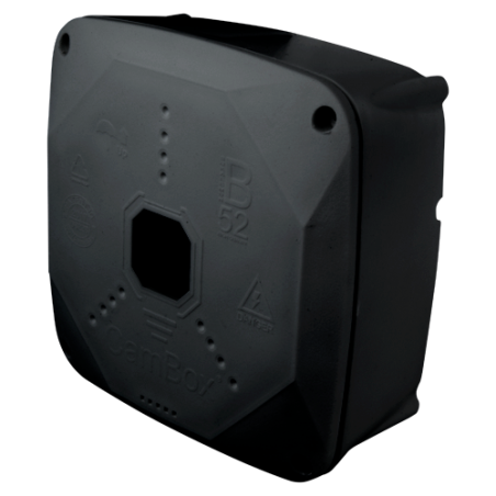 CBOX-B52PRO-B - Scatola di giunzione per telecamere dome - Per telecamere dome - Adatto per uso esterno - Installazione a tetto 