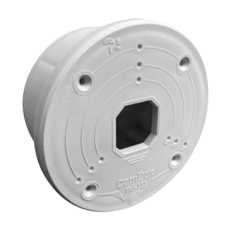 CBOX-HD-111 - Scatola di giunzione - Per telecamere dome - Adatto per uso esterno - Installazione a tetto o parete - Fabbricata 
