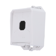 CBOX-JET-703-W - Scatola di giunzione - Per telecamere dome - Adatto per uso esterno - Fabbricata in PVC - Colore bianco - 140 (