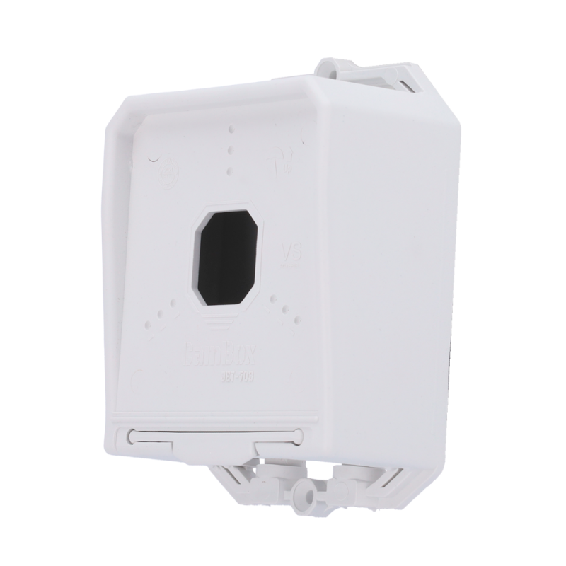 CBOX-JET-703-W - Scatola di giunzione - Per telecamere dome - Adatto per uso esterno - Fabbricata in PVC - Colore bianco - 140 (