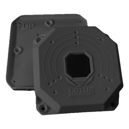CBOX-LOTUS-B - Scatola di giunzione - Per telecamere dome e bullet - Per esterni - Installazione a tetto o parete - Fabbricata i