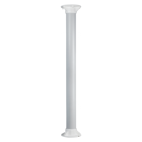 CBOX-ST100 - Staffa a tetto - Altezza 100 cm - Adatto per uso interno - Colore bianco - Fabbricato in plastica