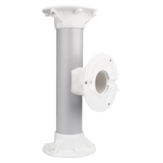 CBOX-TN25 - Supporto doppio da soffitto - Altezza 25 cm - Adatto per uso in interni ed esterni - Colore bianco - Fabbricato in p