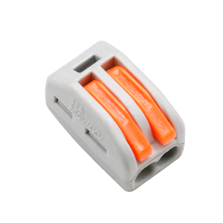 CON-FAST-11 - Safire - Connettore del Cavo - 1 Ingresso e 1 Uscita - Sezione del cavo 28 ~ 12AWG - Sezione 0.08 m²~ 4 mm² - 10 u