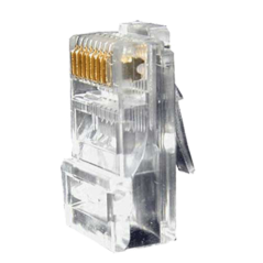 CON300 - Connettore - RJ45 per crimpare - Compatibile con cavo UTP - 20 mm (P) - 10 mm (H) - 5 g