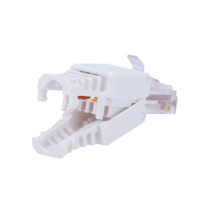 CON300-CAT6-TL - Connettore per cavi UTP - Connettore uscita RJ45 - Compatibile UTP categoria 6 - Facile installazione senza nec