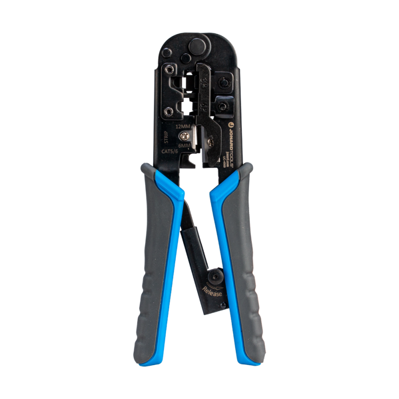 CON300-CRIM-PRO-EZ - Pinza crimpadora per connettore - Connettori compatibili: EZ-RJ45, RJ11, RJ12 - Cavi compatibili: CAT3, CAT CON300-CRIM-PRO-EZ - Pinza crimpadora per connettore - Connettori compatibili: EZ-RJ45, RJ11, RJ12 - Cavi compatibili: CAT3, CAT