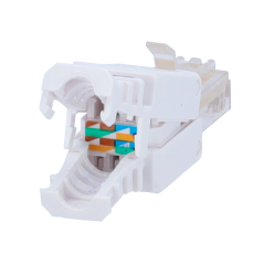 CON300-TL - Connettore per cavi UTP - Connettore uscita RJ45 - Compatibile UTP categoria 5E - Facile installazione senza necessi