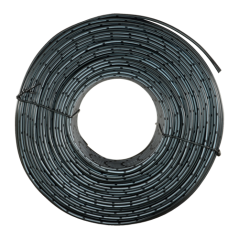 DC-100 - Bobina di cavo 100 metri - Colore nero e rosso - Parallelo DC - 2 x 0.75 mm - Conduttore interno CCA 11/0.3 mm - Isolan