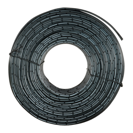 DC-100 - Bobina di cavo 100 metri - Colore nero e rosso - Parallelo DC - 2 x 0.75 mm - Conduttore interno CCA 11/0.3 mm - Isolan