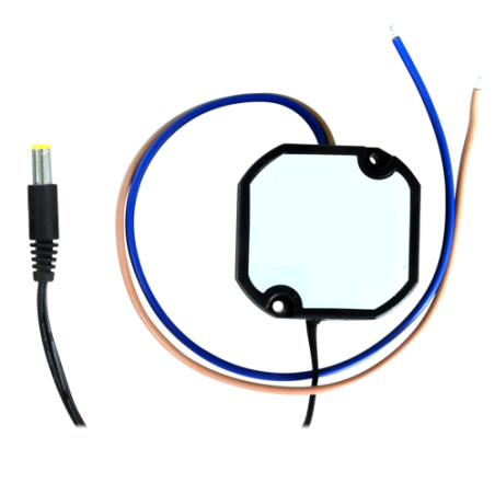 DC1220-W - Alimentatore elettronico - 12 V / 2000 mA - Dimensioni ridotte - 61(Al) x 59(An) x 30(Fo) mm - Stabilizzato - IP67