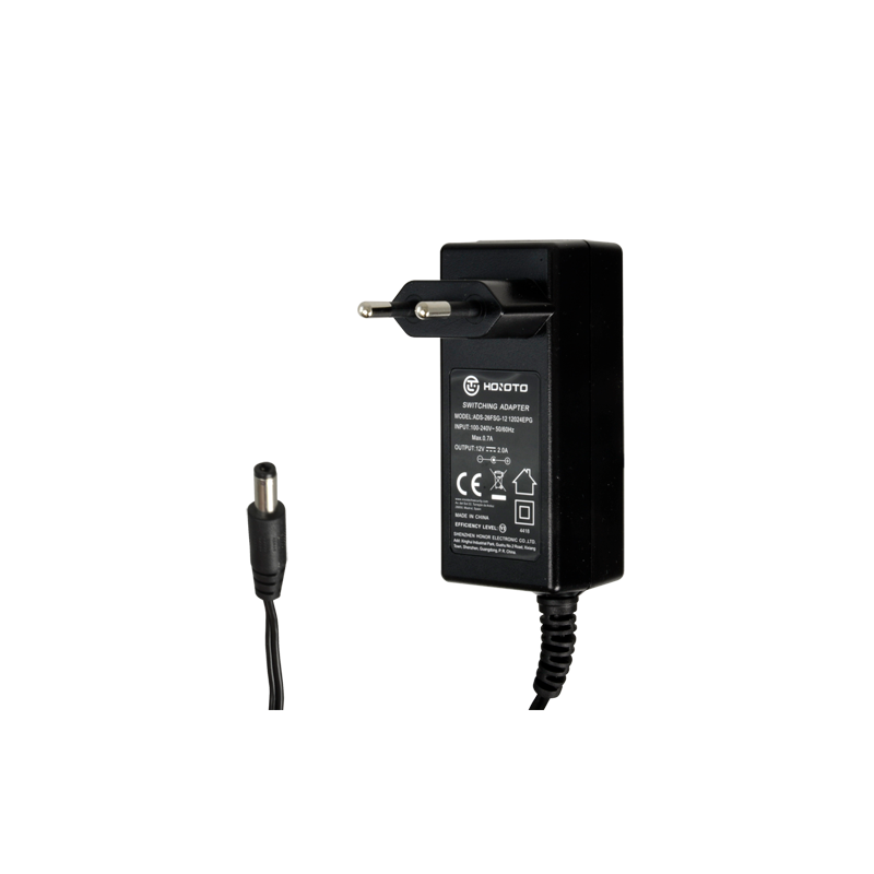 DC12V2A - Alimentatore - Uscita DC 12 V 2 A - 1 uscita - Jack standard - Stabilizzato - Lunghezza del cavo 1.5m DC12V2A - Alimentatore - Uscita DC 12 V 2 A - 1 uscita - Jack standard - Stabilizzato - Lunghezza del cavo 1.5m