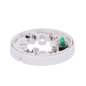 DMT-B9000R-V2 - Base a basso profilo con relè - Fino a 12VDC 0.5A / Terminale NO/NC/C - Compatibile con rilevatori V2 e a base a
