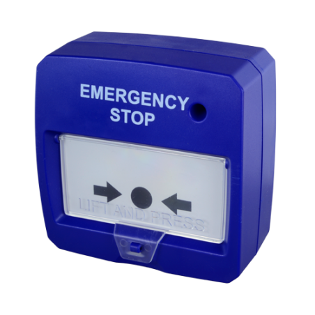 DMT-D9000-MCP-B - Pulsante di reset - Specifico per pannello antincendio - Arresto di emergenza - Installazione su superficie - 