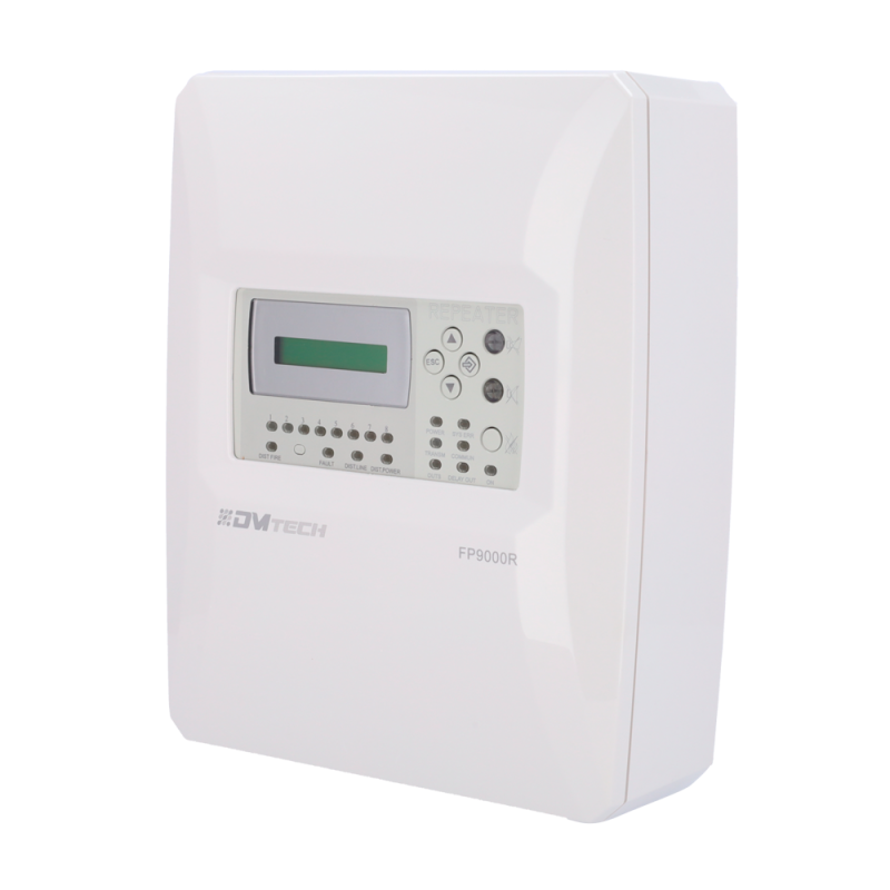DMT-FP9000R - Ripetitore di controllo DMTECH - 2 Uscita sirena - 2 uscite di allarme e guasto e 2 uscite relé configurabili - Pe DMT-FP9000R - Ripetitore di controllo DMTECH - 2 Uscita sirena - 2 uscite di allarme e guasto e 2 uscite relé configurabili - Pe